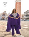 Avika By Sayuri French Crepe Silk Kurti With Bottom Wholesale Suppliers In Surat
